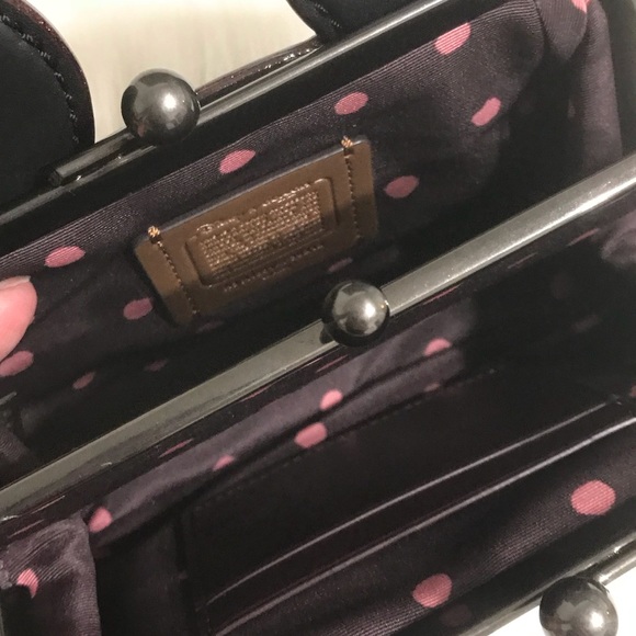 NWT! Disney x Coach Minnie Mouse Kisslock Clutch - Picture 6 of 8